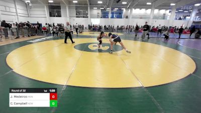 112 lbs Round Of 32 - Jayden Medeiros, Iron Faith WC vs Christopher Campbell, New England Gold WC