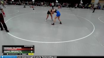 140 lbs Quarterfinal - McKenzie Tollefson, Female Elite Wrestling vs Gianna DiBenedetto, Swamp Monsters Wrestling Club