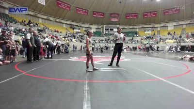 64 lbs Quarterfinal - Finn Caldwell, Beebe Badgers Wrestling Club vs Lily Lowe, Prairie Grove Youth Wrestling