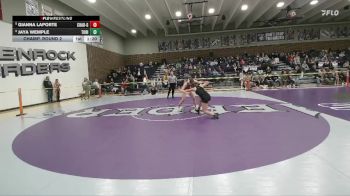135 lbs Champ. Round 2 - Gianna LaPorte, Chadron Girls vs Jaya Wemple, Tongue River