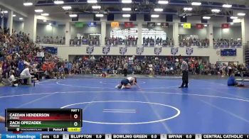 144 lbs Champ. Round 2 - Caedan Henderson, OTSEGO vs Zach Oprzadek, PERKINS