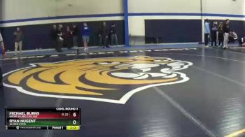 157 lbs Cons. Round 3 - Ryan Nugent, Alfred State vs Michael Burns, Rhode Island College