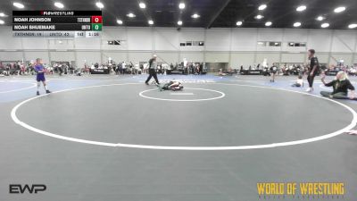 90 lbs Rr Rnd 3 - Noah Johnson, Texas Thunder vs Noah Shuemake, Untouchables 9U