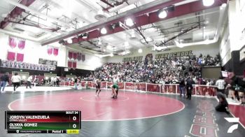 110 lbs Champ. Round 1 - Olyaya Gomez, Monrovia vs Jordyn Valenzuela, Citrus Valley