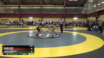 106 lbs Cons. Round 4 - James Hemmila, Loyola Academy vs Allen Woo, Montini Catholic