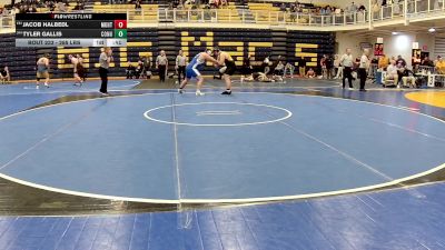 285 lbs Consy 1 - Jacob Halbedl, Montour vs Tyler Gallis, Connellsville