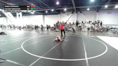 49 lbs Rr Rnd 1 - Owen Coronado, Madera WC vs Hayden Templeton, Mat Rats Rebooted