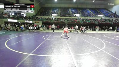 138 lbs Final - Sylas Woodard, Chapman vs Aspen Addison, Pendleton