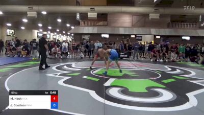 60 kg Cons 64 #1 - Marcus Heck, X-Calibur vs Jared Goodson, Peninsula Wrestling Association