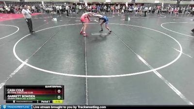 112 lbs Quarterfinal - Garrett Bowden, Askren Wrestling Academy vs Cash Cole, Big Game Wrestling Club