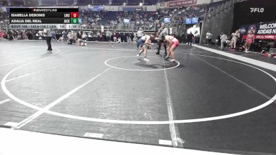 143.8-156.7 lbs Consi Of 16 #2 - Isabella Debonis, Lincoln Southeast vs Adalia Del Real, Jackson County Wrestling