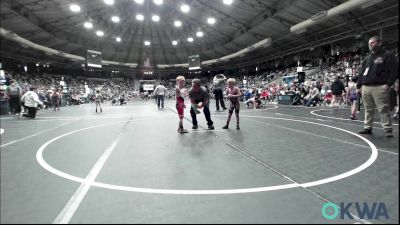 55 lbs Round Of 16 - Tucker Korb, Vinita Kids Wrestling vs Dax Whittington, Duncan Demon Wrestling