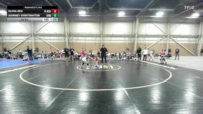 28 kg Rr Rnd 6 - Olivia Rex, PA West 2 - GK8E vs Journey Strittmatter, South Hills Wrestling Academy - GK8E