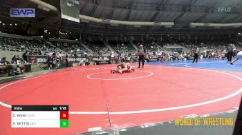 115 lbs Round Of 32 - Declan Keller, Dodge City Training Center vs SIMON BETTIS, Sebolt Wrestling Academy