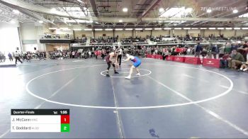 182 lbs Quarterfinal - Jack McCann, Winnacunnet vs Timothy Goddard, Algonquin