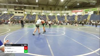 285 lbs Consi Of 4 - Owen Coody, Stevens HS vs Karol Madrigal, Adams City