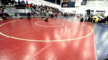 106 lbs Champ. Round 3 - Kaleb Ortiz, La Habra vs Ryan Corona, Highland (Bakersfield)
