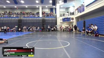 215 lbs Champ. Round 2 - Caleb Evans, Homestead vs Jaydon Dennis, BRYAN