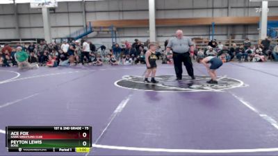 75 lbs Cons. Round 1 - Peyton Lewis, Boise vs Ace Fox, Hawk Wrestling Club