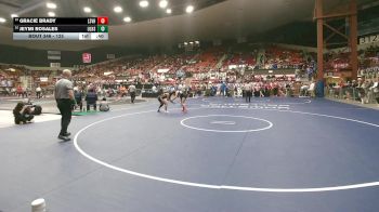 125 lbs Cons. Semi - Gracie Brady, Lindsborg-Smoky Valley HS vs Jeymi Rosales, Ulysses HS