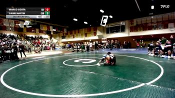 132 lbs Quarterfinal - Marco Costa, Redlands East Valley vs Caine Martin, Camarillo