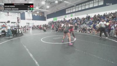 140 lbs Champ. Round 1 - Kylee Perez, Legacy WC vs Jazmine Abanobi, Fullerton Red Hawks