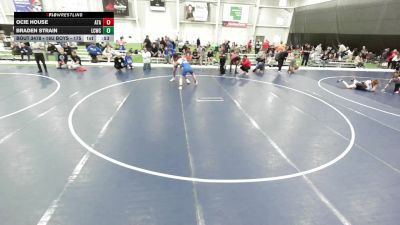 16U Boys - 175 lbs Cons. Round 2 - Ocie House, Alabama Takedown Academy vs Braden Strain, Lost City Wrestling Club