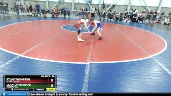 86 lbs Cons. Round 2 - Atlas Thompson, Moses Lake WC vs Clayton Newman, Buzzsaw WC