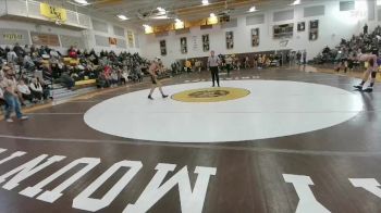 144 lbs Quarterfinal - Cannon Boren, Thermopolis vs Lyle Montanez, Rocky Mountain