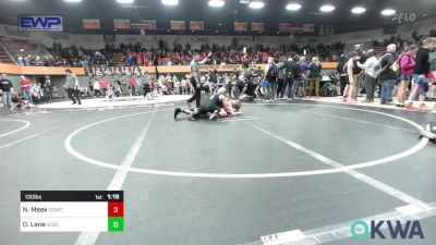 130 lbs Semifinal - Nikolas Meek, D3 Wrestling Cluib vs Darren Lane, Noble Takedown Club