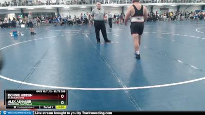 Elite 285 lbs Cons. Round 4 - Donnie Hidden, St. Cloud State vs Alex Ashauer, Wisconsin-Platteville