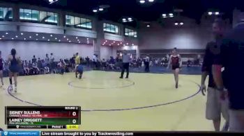 152 lbs Round 2 (10 Team) - Lainey Driggett, Peg Leg Legion vs Sidney Sullens, Charlie`s Angels- GA Pink