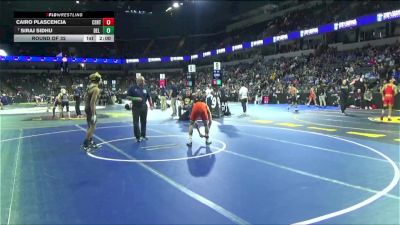 126 lbs Round Of 32 - Cairo Plascencia, Central (CS) vs Siraj Sidhu, Del Oro (SJ)