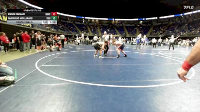 252 lbs Semifinal - Evan Hugar, Montgomery vs Markus Williams, Trinity