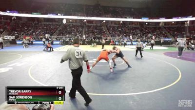 II-215 lbs Semifinal - Sam Sorenson, Homer vs Trevor Barry, Iroquois