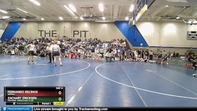 160 lbs Champ. Round 1 - Zachary Ericksen, Fremont Wrestling Club vs Fernando Recinos, Uintah