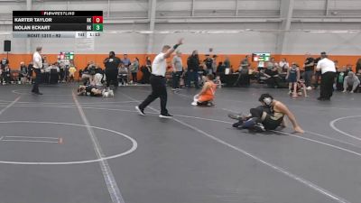 92 lbs Cons. Semi - Nolan Eckart, Bad Karma vs Karter Taylor, Rising Kingz