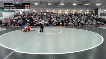 150 lbs Champ. Round 1 - Justus Griffith, Mo West vs Ross Davis, Victory