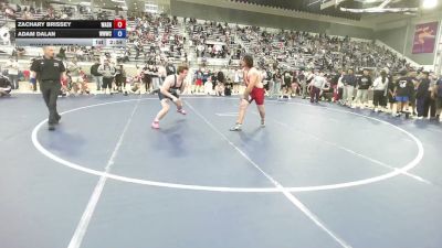 97 lbs Champ. Round 1 - Zachary Brissey, Washington vs Adam Dalan, Walla Walla Wrestling Club