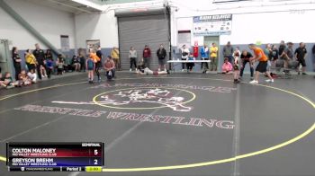 63 lbs Semifinal - Greyson Brehm, Mid Valley Wrestling Club vs Colton Maloney, Mid Valley Wrestling Club