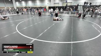 92 lbs Semifinal - Kenneth Barnes, Cardinal Wrestling Club vs Mick Dobbs, Interior Grappling Academy