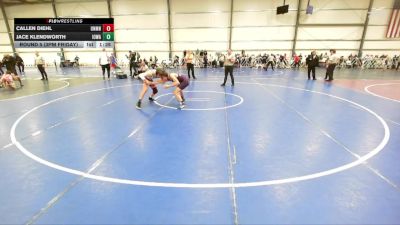 160 lbs Round 5 (3pm Friday) - Callen Diehl, Untouchables, MN vs Jace Klendworth, Iowa Black
