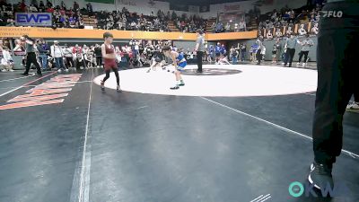 55 lbs Quarterfinal - Easton Klinglesmith, Perry Wrestling Academy vs Oaklee Stone, Piedmont