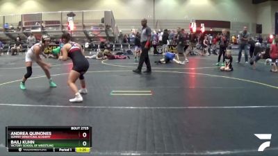 130 lbs Round 2 - Baili Kuhn, Victory School Of Wrestling vs Andrea Quinones, Summit Wrestling Academy