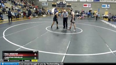 189 lbs Quarterfinal - Christian Douglas, Dimond vs Paul Webster, South Anchorage High School