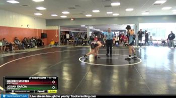 151-160 lbs Round 1 - Josiah Garcia, Cheyenne East vs Hayden Schmer, Scottsbluff