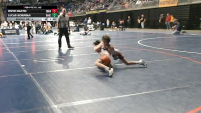 65 lbs Round Of 16 - River Martin, Connellsville vs Lucas Schuman, Honesdale
