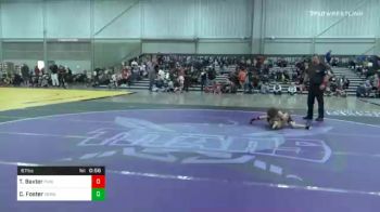 67 lbs Quarterfinal - Tommy Baxter, Punisher Wrestling Company vs Cru Foster, Okwa