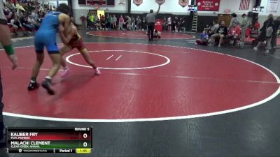 126 lbs Round 5 - Kaliber Fry, PCM, Monroe vs Malachi Clement, Clear Creek-Amana