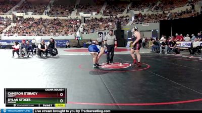 D1-235 lbs Cons. Round 1 - Cameron O`Grady, Liberty vs Dylan Stokes, Marana